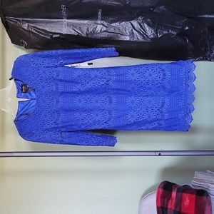 NWT laundry blue lace dress size 0